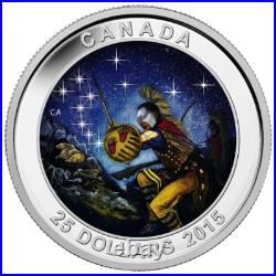 2015 Canada $25 Star Charts The Bear 1 oz Pure Silver Coin