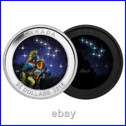 2015 Canada $25 Star Charts The Quest 1 oz glow Pure Silver Coin