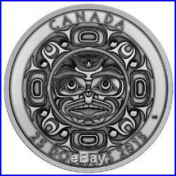 2015 Canada 3 Coin Set Moon Mask Ultra High Relief. 999 Fine Silver 3000 Minted