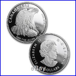 2015 Canada 4-Coin Proof Silver Bald Eagle Fractional Set SKU #89619