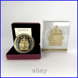 2015 Canada 50c Big Coin Series Coat of Arms 5 oz. Fine Silver Coin
