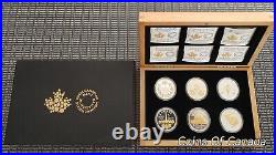 2015 Canada 5 Cent Fine Silver 6 Coin Set Legacy Of The Nickel #coinsofcanada
