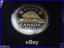 2015 Canada Big Coin Series 6 coin Set of 99.99 Silver Proof Coins 5 oz Each