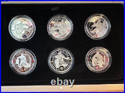 2015 Canada Legendary Goalies 6 x $10 pure silver coins gorgeous set
