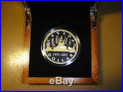 2015 Canada Renewed Silver Dollar Series Coin #1 Voyageur 2 oz. Gold-Plated Coin