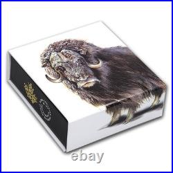 2015 Canada Silver $100 Coin Musk Ox Horse Ancient Dweller 1oz. 9999 OGP