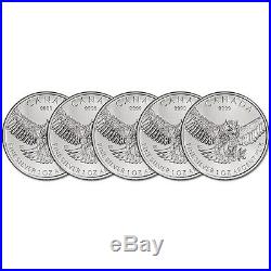 2015 Canada Silver Great Horned Owl (1 oz) $5 BU Five 5 Coins