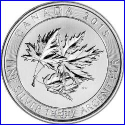 2015 Canada Silver SuperLeaf (1-1/2 oz) $8 BU (1.5 oz) Five 5 Coins