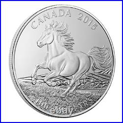 2015 Canadian $100 for $100 The Little Iron Horse Pure Silver Coin Tax Exempt