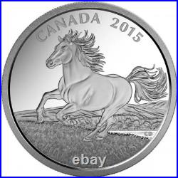 2015 Canadian $100 for $100 The Little Iron Horse Pure Silver Coin Tax Exempt