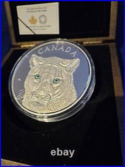 2015 Coin, Canada Coin, 250 Dollar, In the Eyes of the Cougar, 1 Kg Pure Silver