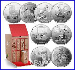 2015 Looney Tunes RCM Canada 8 Coin Set Half Troy Oz. 9999 Fine Silver Each