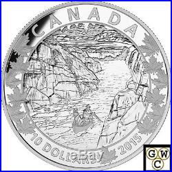 2015 Set of 6'Canoe Across Canada'Prf $10 Silver Coins1/2oz. 9999Fine(16959)OOAK