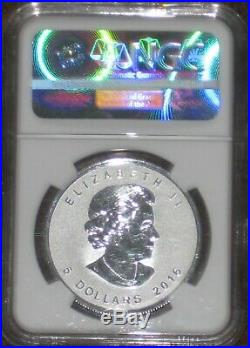 2016 1 oz Silver Canada Maple Leaf BigFoot Privy Coin Reverse Proof NGC PF70 FDI