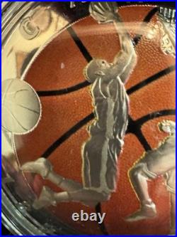 2016 1oz SILVER $25 CANADIAN COIN. 125TH ANNIV OF THE INVENTION OF BASKETBALL