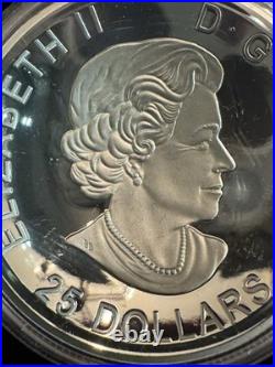 2016 1oz SILVER $25 CANADIAN COIN. 125TH ANNIV OF THE INVENTION OF BASKETBALL