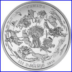 2016 $200 for $200 Vast Prairies Pure Silver Coin