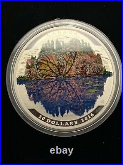 2016-2017 $20 Fine Silver Landscape Illusions Series 5 Coin Set With Case