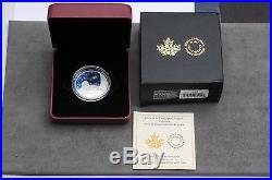 2016 $ 20 Canada Fine Silver The Universe Glow in the Dark Glass with Opal Coin