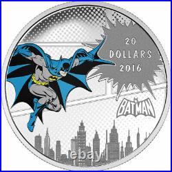 2016 $20 Fine Silver Coin DC Comics (TM) Originals The Dark Knight