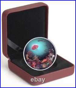 2016 $20 Fine Silver Coin Illuminated Underwater Reef