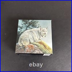 2016 $20 Majestic Animals II Commanding Canadian Lynx 1 oz Pure Silver Coin