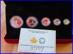 2016 A HISTORIC REIGN Pure Silver Maple Fractional Coin Set RCM Canada