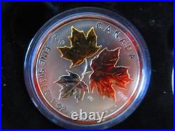2016 A HISTORIC REIGN Pure Silver Maple Fractional Coin Set RCM Canada