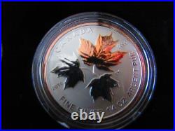 2016 A HISTORIC REIGN Pure Silver Maple Fractional Coin Set RCM Canada