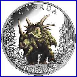 2016 Canada $10 Fine Silver Day of the Dinosaurs 3 Coins Set F173 NO TAX