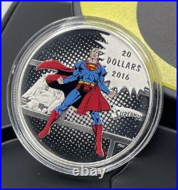 2016 Canada $20 1oz DC Comics Superman, Batman, Wonder Woman 3 Coin Set #13-02