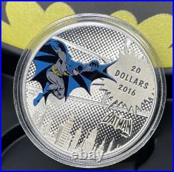2016 Canada $20 1oz DC Comics Superman, Batman, Wonder Woman 3 Coin Set #13-02