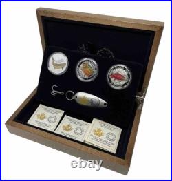 2016 Canada $20 1oz Fine Silver Salmonids 3 Coin Set #12-10
