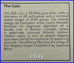 2016 Canada $20 1oz Fine Silver Salmonids 3 Coin Set #12-10