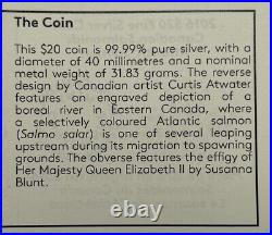2016 Canada $20 1oz Fine Silver Salmonids 3 Coin Set #12-10