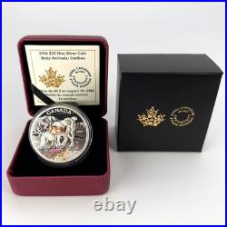 2016 Canada $20 Baby Animals Caribou 1 Ounce Pure Silver Coin