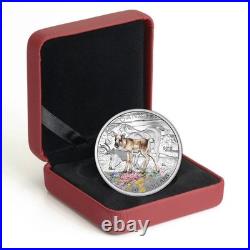 2016 Canada $20 Baby Animals Caribou 1 Ounce Pure Silver Coin