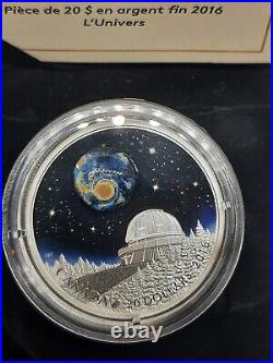 2016 Canada $20 Fine Silver Coin 99.99% The Universe