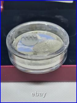 2016 Canada $20 Fine Silver Coin 99.99% The Universe Glow-in-the-Dark Glass Fume