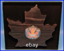 2016 Canada $20 Fine Silver Coin Canada's Colourful Maple Leaf by RCM