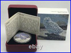 2016 Canada $20 Fine Silver Coin Snowy Owl