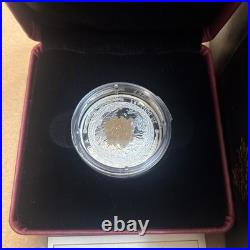 2016 Canada $20 Majestic Maple Leaves with Drusy Stone Fine Silver Coin