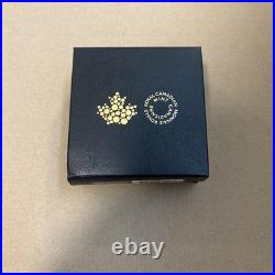 2016 Canada $20 Majestic Maple Leaves with Drusy Stone Fine Silver Coin