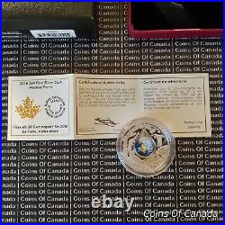 2016 Canada $20 Mother Earth Water Droplet 3D Fine Silver Coin #coinsofcanada