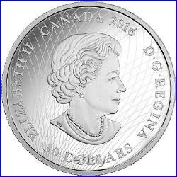 2016 Canada $30 Pure Silver Coin Illuminated Underwater Reef