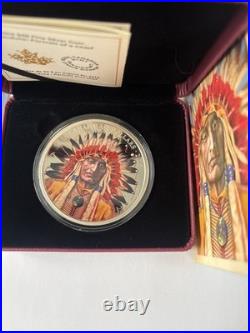 2016 Canada $50 Wanduta Portrait of a Chief- 5-oz. Pure Silver Coin Mitage1200