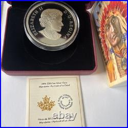 2016 Canada $50 Wanduta Portrait of a Chief- 5-oz. Pure Silver Coin Mitage1200