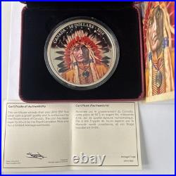 2016 Canada $50 Wanduta Portrait of a Chief- 5-oz. Pure Silver Coin Mitage1200