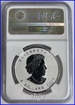 2016 Canada $5 Maple WW1 Tank Privy NGC PF70 First Day Of Issue Tank Label