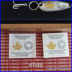 2016 Canada Canadian Salmonids Silver $20 Partial Coin Set #coinsofcanada